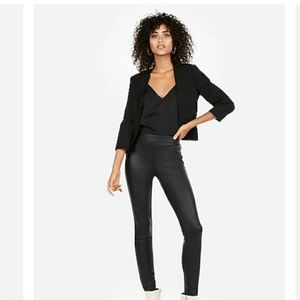 Express faux leather leggings
